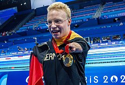 Paralympicssieger Josia Topf - Jens Büttner/dpa