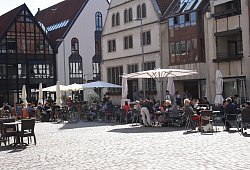 Gastronomie auf dem Lemgoer Marktplatz - Archivfoto: Freya Köhring