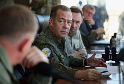 Dmitri Medwedew - Ekaterina Shtukina/Pool Sputnik via AP/dpa