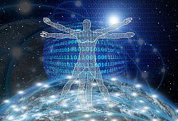 Digitaler Mensch - Symbolbild Pixabay/geralt
