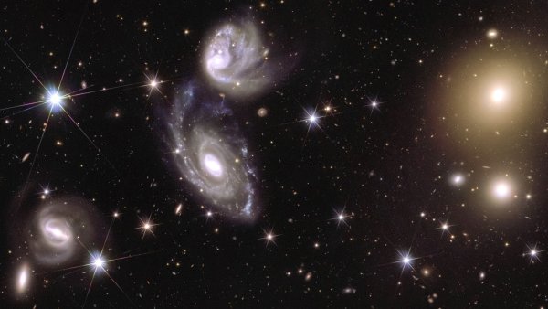 Dieses Bild ist Teil des Mosaiks, das aus Bildern von «Euclid» zusammengesetzt wurde. - © Esa/Euclid Consortium/dpa
