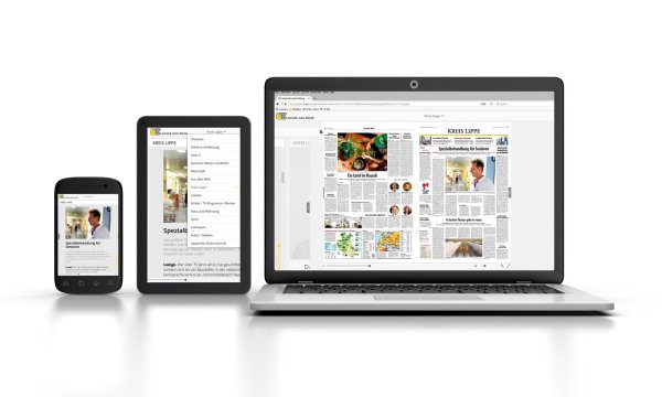 Das ePaper kann über den Browser oder die LZ-App geöffnet werden. - © Grafik: Benjamin Möller