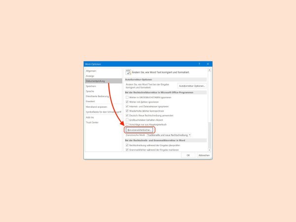 Wörterbuch in Microsoft Word bearbeiten | Computer-Tipp - LZ.de
