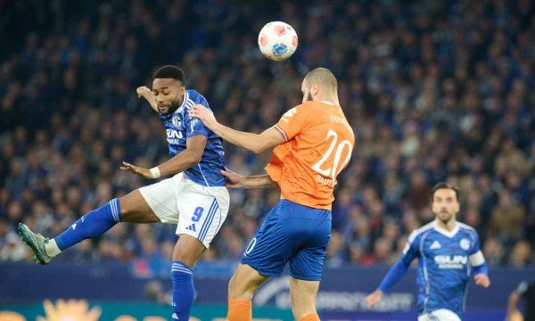 Sylla erzielte das 1:0 für Schalke. - © Bernd Thissen/dpa