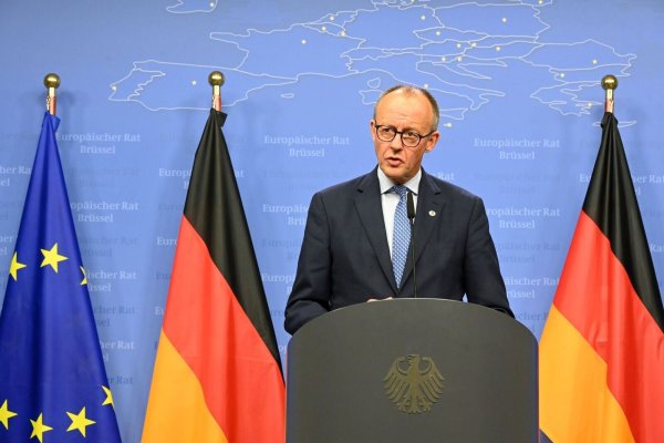 Kanzler Friedrich Merz will russische Vermögenswerte zugunsten der Ukraine nutzen. - © Ansgar Haase/dpa