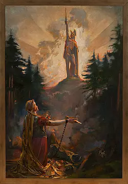 Ludwig Fahrenkrog - Germania es kommt dein Tag - &copy; Foto: Lippisches Landesmuseum Detmold