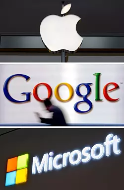 Apple und Google - &copy; Foto: dpa