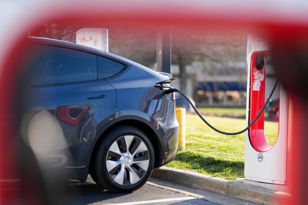 Der Türmechanismus der Teslas wird elektrisch ausgelöst. (Archivbild) - © Mike Stewart/AP/dpa