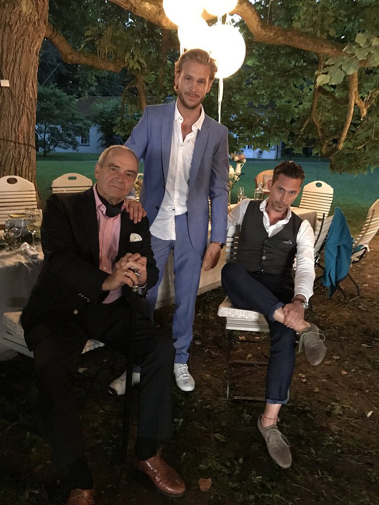 Frederic Heidorn mit Walter Kreye und Julian Schmieder. - © Privat