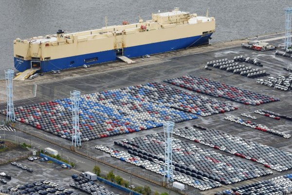 Die Zölle für Importe in die USA kommen später. - © Kyodo/dpa