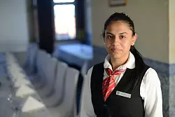 Das Hotelfach ist ihr Ding: Sevdije Sali. - &copy; Krull