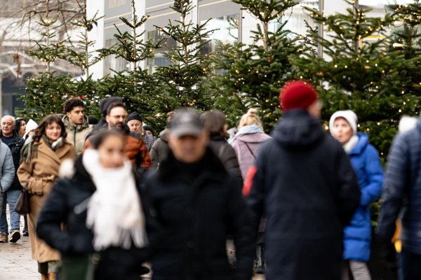 Das bevorstehende Weihnachtsfest hebt die Shoppinglaune. - © Fabian Sommer/dpa