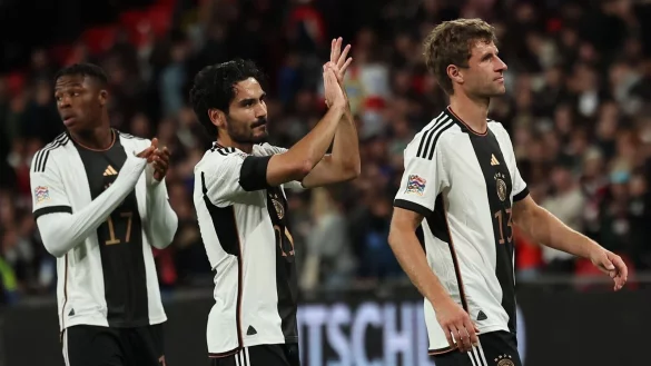 Die deutsche Nationalmannschaft verspielte in London eine 2:0-F&uuml;hrung. - &copy; Christian Charisius/dpa