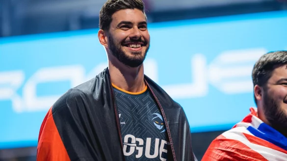 Der Deutsche cryn hat mit seinem Team Rogue das Halbfinale des Rainbow Six Major Berlin erreicht. - &copy; Joao Ferreira/Ubisoft/dpa