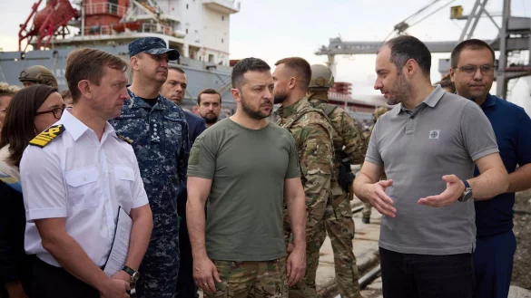 - &copy; -/Ukrainian Presidential Press Office/AP/dpa