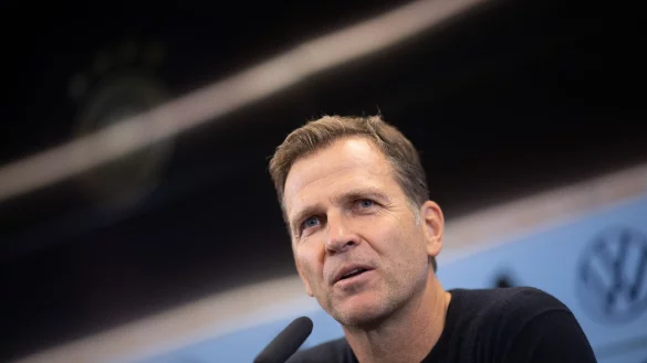 Oliver Bierhoff, Geschäftsführer DFB-Nationalmannschaften und Akademie. - © Sebastian Gollnow/dpa