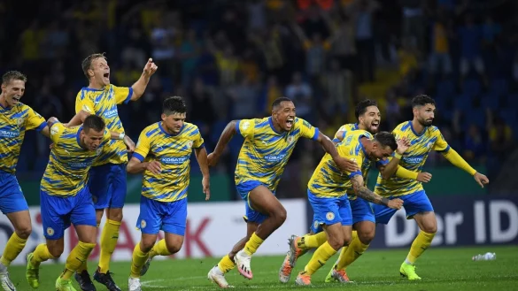 Braunschweig setzte sich im Elfmeterschie&szlig;en gegen Hertha durch. - &copy; Daniel Reinhardt/dpa