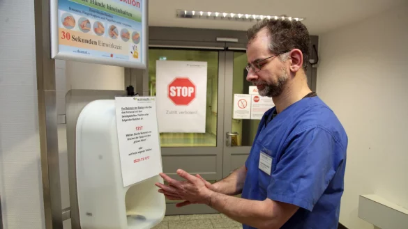 Im Klinikum Lippe gehen &Auml;rzte und Pfleger in der Behandlung von Patienten derzeit an ihre Grenzen. - &copy; Bernhard Preuss