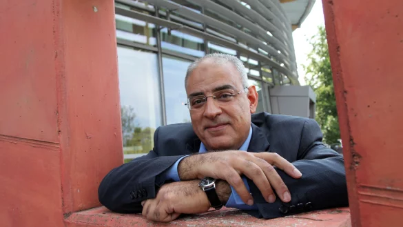 Kein Abschied im Streit: Dr. Ahmad Bransi. - © Bernhard Preuß