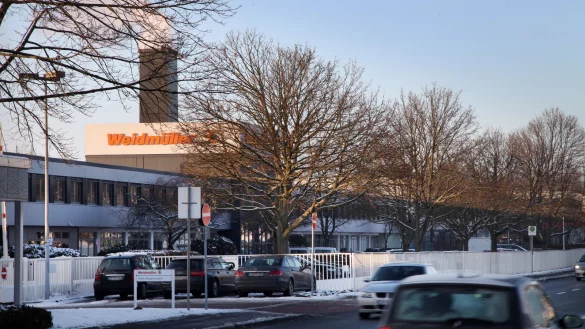 Die Weidm&uuml;ller-Zentrale an der Klingenbergstra&szlig;e: Das Unternehmen plant, am Standort Detmold 121 Stellen abzubauen. Der Betriebsrat will sich dagegen wehren. - &copy; Bernhard Preu&szlig;