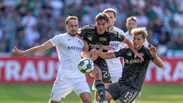 Union Berlin setzte sich im Pokal souver&auml;n beim Regionalligisten durch. - &copy; David Inderlied/dpa