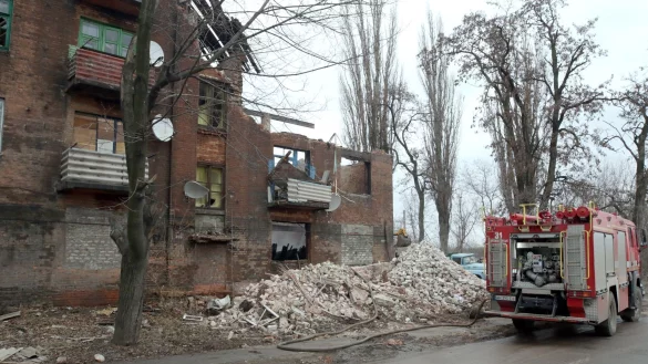 Die von der Ukraine kontrollierte Stadt Kramatorsk im Norden des Gebietes Donezk ist durch eine Vielzahl russischer Angriffe schwer zerst&ouml;rt. (Archivbild) - &copy; -/ukrin/dpa