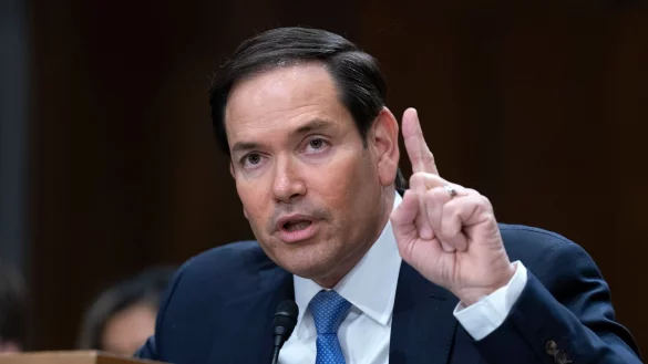 Der von Rubio verkündete Kurs dürfte die Spannungen zwischen den USA und China weiter verschärfen. (Archivbild) - © Jose Luis Magana/FR159526 AP/dpa