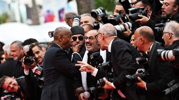 Denzel Washington kam für die Premiere seines neuen Films nach Cannes. - © Gao Jing/XinHua/dpa