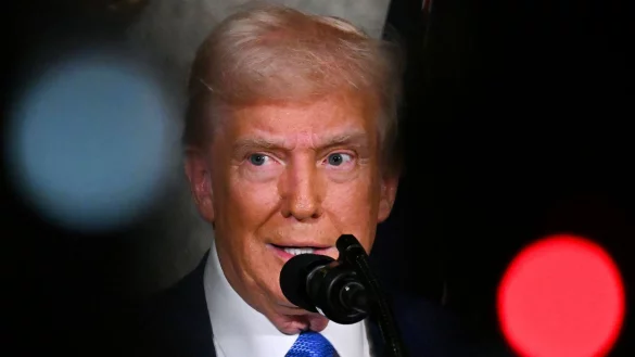 Wichtigster Handelspartner USA: Was richten Trumps Zölle an? (Archivbild) - © Uncredited/Pool/AP/dpa