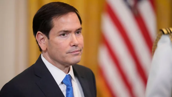 US-Au&szlig;enminister Rubio verurteilt Frankreichs Pl&auml;ne zur Anerkennung Pal&auml;stinas als Staat. (Archivbild) - &copy; Mark Schiefelbein/AP/dpa