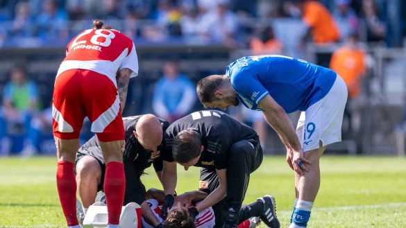 Leite wurde auf dem Feld lange behandelt. - &copy; David Inderlied/dpa