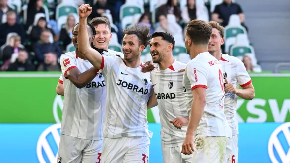 Drei Siege in Serie: Der SC Freiburg ist in starker Form. - © Swen Pförtner/dpa