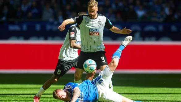 Schalke tat sich schwer gegen den Aufsteiger - © Bernd Thissen/dpa