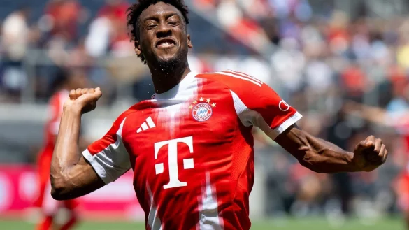 Zwei Tore im Auftaktspiel: Kingsley Coman wirbt bei der Club-WM für sich. - © Sven Hoppe/dpa