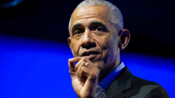 Der frühere US-Präsident Barack Obama hat seinen dritten Emmy als «Bester Erzähler» gewonnen. (Archivbild) - © Erin Hooley/AP/dpa