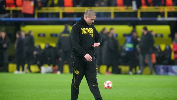 Mike Tullbergs Zeit als BVB-Interimscoach läuft ab. - © Bernd Thissen/dpa
