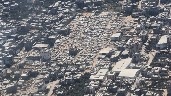 Zeltlager in der Stadt Gaza. (Archivbild) - &copy; Raad Adayleh/AP/dpa