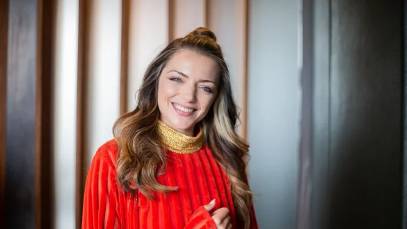 Anne Menden erwartet ein Kind. (Archivbild) - &copy; Christoph Soeder/dpa