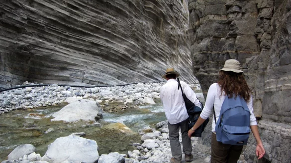 Beliebt, aber gefährlich: Samaria-Schlucht auf Kreta. (Archivbild) - © Daniela David/dpa-tmn