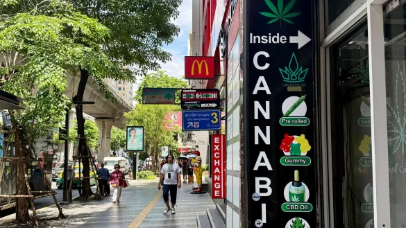 Noch darf in Thailand frei gekifft werden - aber die neuen Regeln sollen schon bald in Kraft treten. - &copy; Carola Frentzen/dpa