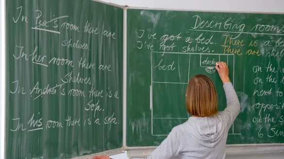 Die meisten Menschen im Öffentlichen Dienst sind an Schulen beschäftigt. (Symbolbild) - © Patrick Pleul/dpa-Zentralbild/dpa