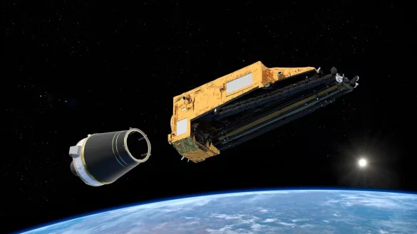 Vom All aus soll der Erdbeobachtungssatellit «Biomass» die grüne Lunge der Erde vermessen. - © -/ESA/ATG medialab/dpa