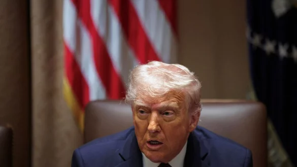 Trump sieht geplante Milliardeninvestition Hyundais als Erfolg. - &copy; Uncredited/POOL/AP/dpa