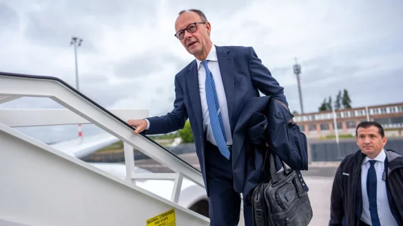 Kanzler Merz reist nach Finnland. (Archivbild) - © Michael Kappeler/dpa