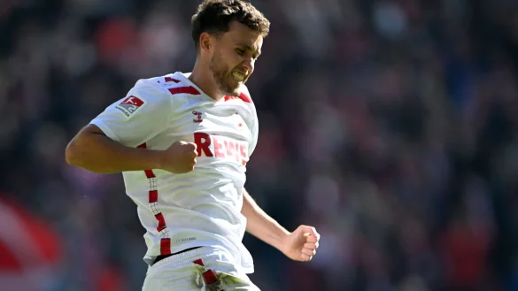 Kölns Luca Waldschmidt fällt gegen Elversberg krank aus. - © Federico Gambarini/dpa