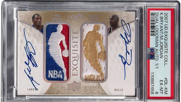 Die Versteigerung der Karte mit den Autogrammen der beiden NBA-Legenden hat fast 13 Millionen Dollar (rund 11 Millionen Euro) erzielt. - © -/Heritage Auctions/dpa