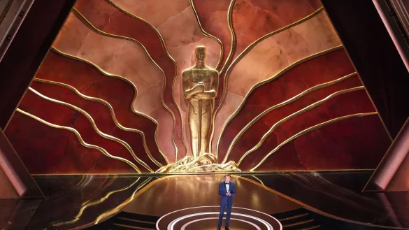 Conan O\\\'Brien moderierte die Oscarverleihung im Dolby Theatre in Hollywood. - © Chris Pizzello/Invision/AP/dpa