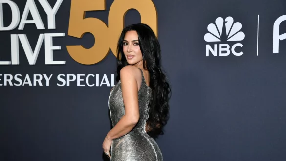 Auch Kim Kardashian kam zum «SNL50: The Anniversary Special» im Rockefeller Plaza. - © Evan Agostini/Invision/AP/dpa
