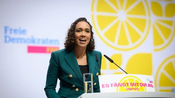 Nicole B&uuml;ttner ist die neue FDP-Generalsekret&auml;rin. - &copy; Bernd von Jutrczenka/dpa