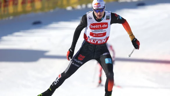 Kombinierer Vinzenz Geiger siegte beim Weltcup im estnischen Otepää. - © Karl-Josef Hildenbrand/dpa